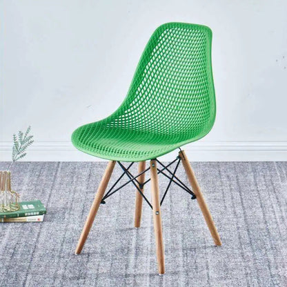 Scandinavian Wood Side Chair Solid Back Kitchen Dining Room Chair Green Clearhalo 'Dining Chairs' 'Dining Tables & Seating' 'dining_chair' 'Furniture' 'furniture_dining_chair' 'Kitchen & Dining Furniture' 4955118