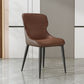 Modern Dining Room Chairs Armless Leather Dining Chairs for Home Dark Brown 1 Piece Clearhalo 'Dining Chairs' 'Dining Tables & Seating' 'dining_chair' 'furn' 'furn_dining_chair' 'Furniture' 'furniture_dining_chair' 'Kitchen & Dining Furniture' 4955202