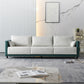 29.53" H Square Arm Sofa with Loose Back Slipcovered Sofa for Living Room Clearhalo 'furn' 'furn_sofas' 'Furniture' 'furniture_sofas' 'Living Room Furniture' 'Sofa' 'sofas' 4955250