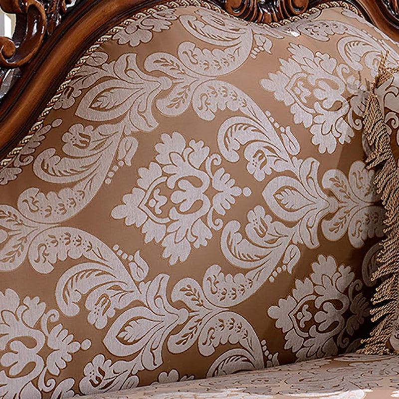 49" High Rustic Rolled Arm Sofa Linen Curved Sofa with Camel Back for Apartment Clearhalo 'furn' 'furn_sofas' 'Furniture' 'furniture_sofas' 'Living Room Furniture' 'Sofa' 'sofas' 4955285