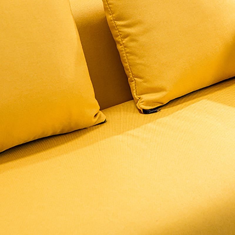 23.23" H Linen Square Arm Sofa with Tight Back Sofa for Living Room, Apartment Clearhalo 'furn' 'furn_sofas' 'Furniture' 'furniture_sofas' 'Living Room Furniture' 'Sofa' 'sofas' 4955358