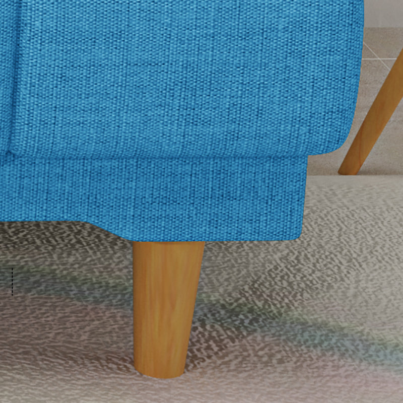 31.50" H Linen Armless Sofa with Tight Back Convertible Sofa for Living Room Clearhalo 'furn' 'furn_sofas' 'Furniture' 'furniture_sofas' 'Living Room Furniture' 'Sofa' 'sofas' 4955377