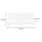 31.50" H Linen Armless Sofa with Tight Back Convertible Sofa for Living Room Clearhalo 'furn' 'furn_sofas' 'Furniture' 'furniture_sofas' 'Living Room Furniture' 'Sofa' 'sofas' 4955382