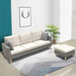 Linen Modern Standard Sofa 25.5"W Square Arm Sofa with Bolster Pillows for Living Room Clearhalo 'furn' 'furn_sofas' 'Furniture' 'furniture_sofas' 'Living Room Furniture' 'Sofa' 'sofas' 4955541