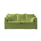 Modern Fabric Sofa 30.3"W with Sofa Flared Arm with Bolster Pillows for Living Room Green Clearhalo 'furn' 'furn_sofas' 'Furniture' 'furniture_sofas' 'Living Room Furniture' 'Sofa' 'sofas' 4955589