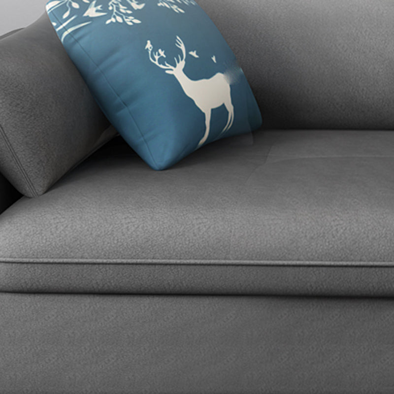 Modern Modular Sectional with Storage and USB for Four People Clearhalo 'furn' 'furn_sectionals' 'Furniture' 'furniture_sectionals' 'Living Room Furniture' 'Sectionals' 4955815