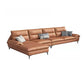 Faux leather High Back Pillow Top Arm Sofa and Sectional with Stain-Resistant Clearhalo 'furn' 'furn_sectionals' 'Furniture' 'furniture_sectionals' 'Living Room Furniture' 'Sectionals' 4955976