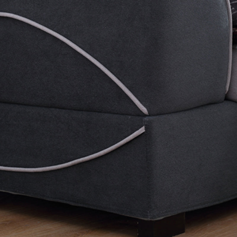 Farmhouse Removable Cushions Sectionals 35.43"High Pillow Top Arm Sofa with Chaise Clearhalo 'furn' 'furn_sectionals' 'Furniture' 'furniture_sectionals' 'Living Room Furniture' 'Sectionals' 4956025