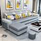 110.2"L √ó 66.93"D √ó 35.43"H Scandinavian High Back Sofa Removable Cushion Sectional Dark Gray Faux Leather Clearhalo 'furn' 'furn_sectionals' 'Furniture' 'furniture_sectionals' 'Living Room Furniture' 'Sectionals' 4956182