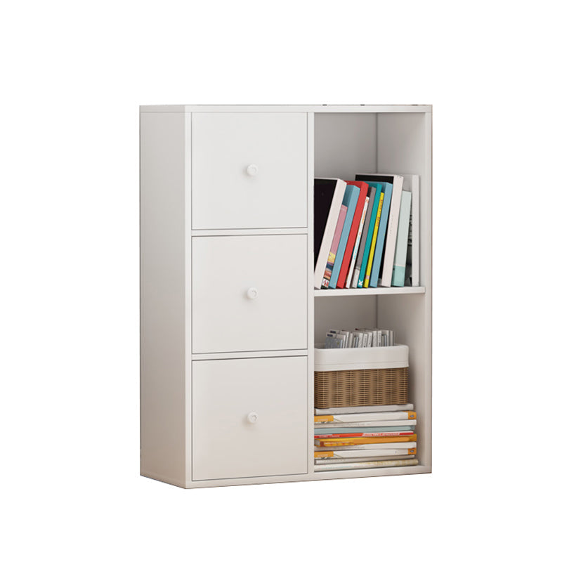 Modern & Contemporary Bookshelf Vertical Shelf Bookcase for Office 18.7"L x 9.4"W x 31.5"H White Clearhalo 'Bookcases' 'furn' 'furn_bookcases' 'Furniture' 'furniture_bookcases' 'Office Furniture' 4956277