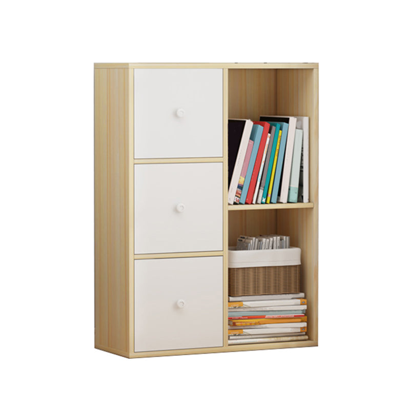 Modern & Contemporary Bookshelf Vertical Shelf Bookcase for Office 18.7"L x 9.4"W x 31.5"H Natural Clearhalo 'Bookcases' 'furn' 'furn_bookcases' 'Furniture' 'furniture_bookcases' 'Office Furniture' 4956279