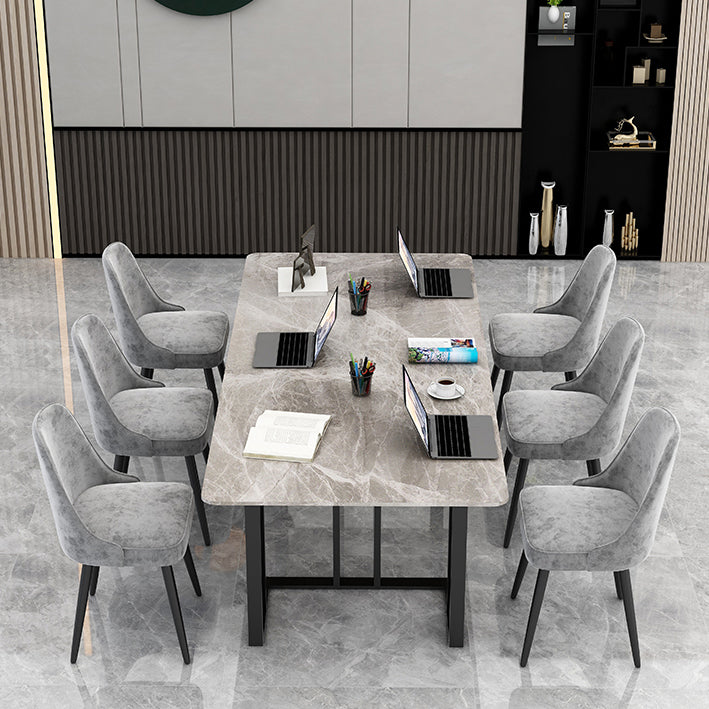 Sintered Stone Rectangular Meeting Table Office Industrial Writing Desk Clearhalo 'furn' 'furn_office_desk' 'Furniture' 'furniture_office_desk' 'Office Desks' 'Office Furniture' 'office_desk' 4960479