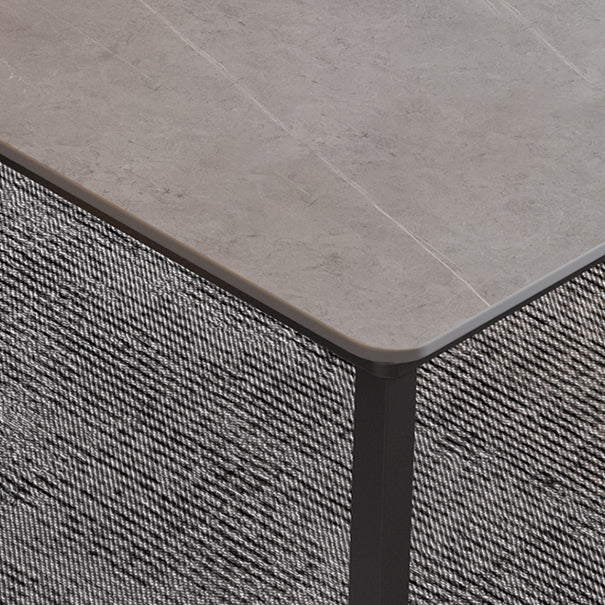 Sintered Stone Rectangular Meeting Table Home Office Industrial Writing Desk Clearhalo 'furn' 'furn_office_desk' 'Furniture' 'furniture_office_desk' 'Office Desks' 'Office Furniture' 'office_desk' 4960515