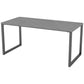 Sintered Stone Rectangular Meeting Table Home Office Industrial Writing Desk Grey Clearhalo 'furn' 'furn_office_desk' 'Furniture' 'furniture_office_desk' 'Office Desks' 'Office Furniture' 'office_desk' 4960516