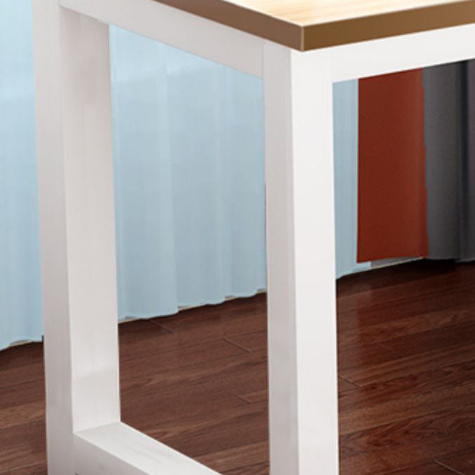 Mission Style Home Bedroom Desk Rectangular Office Artificial Wood Writing Desk Clearhalo 'furn' 'furn_office_desk' 'Furniture' 'furniture_office_desk' 'Office Desks' 'Office Furniture' 'office_desk' 4960532