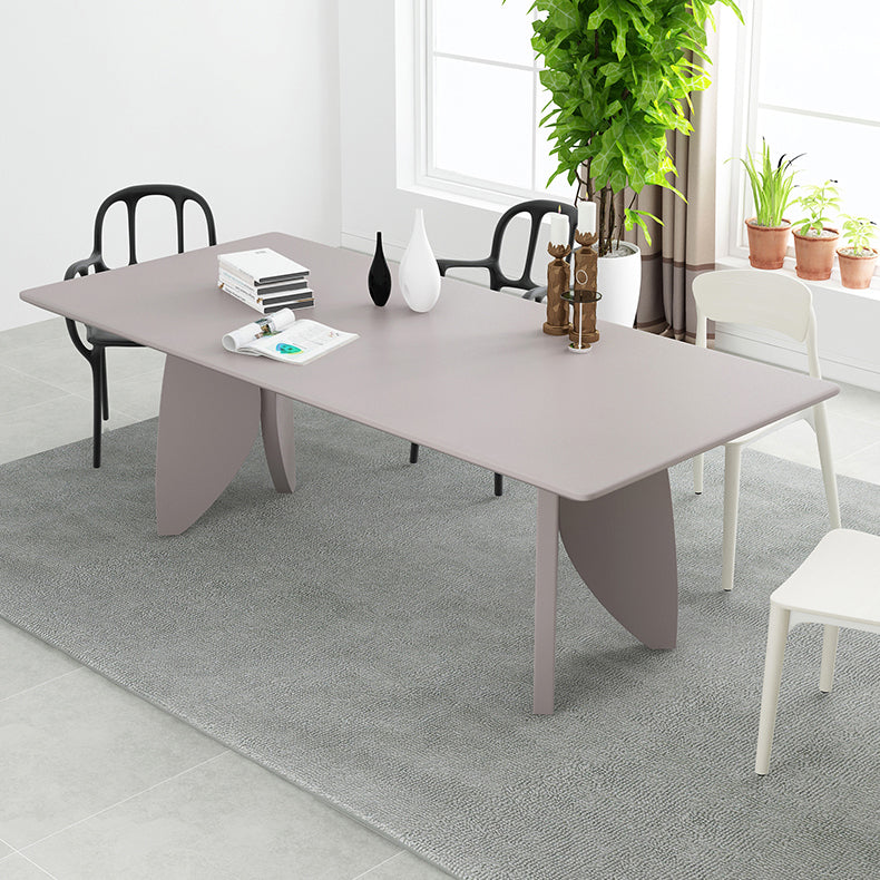 Solid Wood Meeting Table Home Office Curved Modern Work Desk Clearhalo 'furn' 'furn_office_desk' 'Furniture' 'furniture_office_desk' 'Office Desks' 'Office Furniture' 'office_desk' 4960569