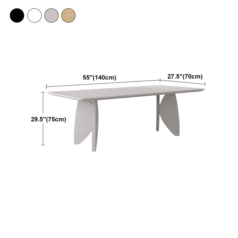Solid Wood Meeting Table Home Office Curved Modern Work Desk Clearhalo 'furn' 'furn_office_desk' 'Furniture' 'furniture_office_desk' 'Office Desks' 'Office Furniture' 'office_desk' 4960573