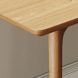 Modern Style Home Writing Desk Curved Solid Wood Office Desk Clearhalo 'furn' 'furn_office_desk' 'Furniture' 'furniture_office_desk' 'Office Desks' 'Office Furniture' 'office_desk' 4960595