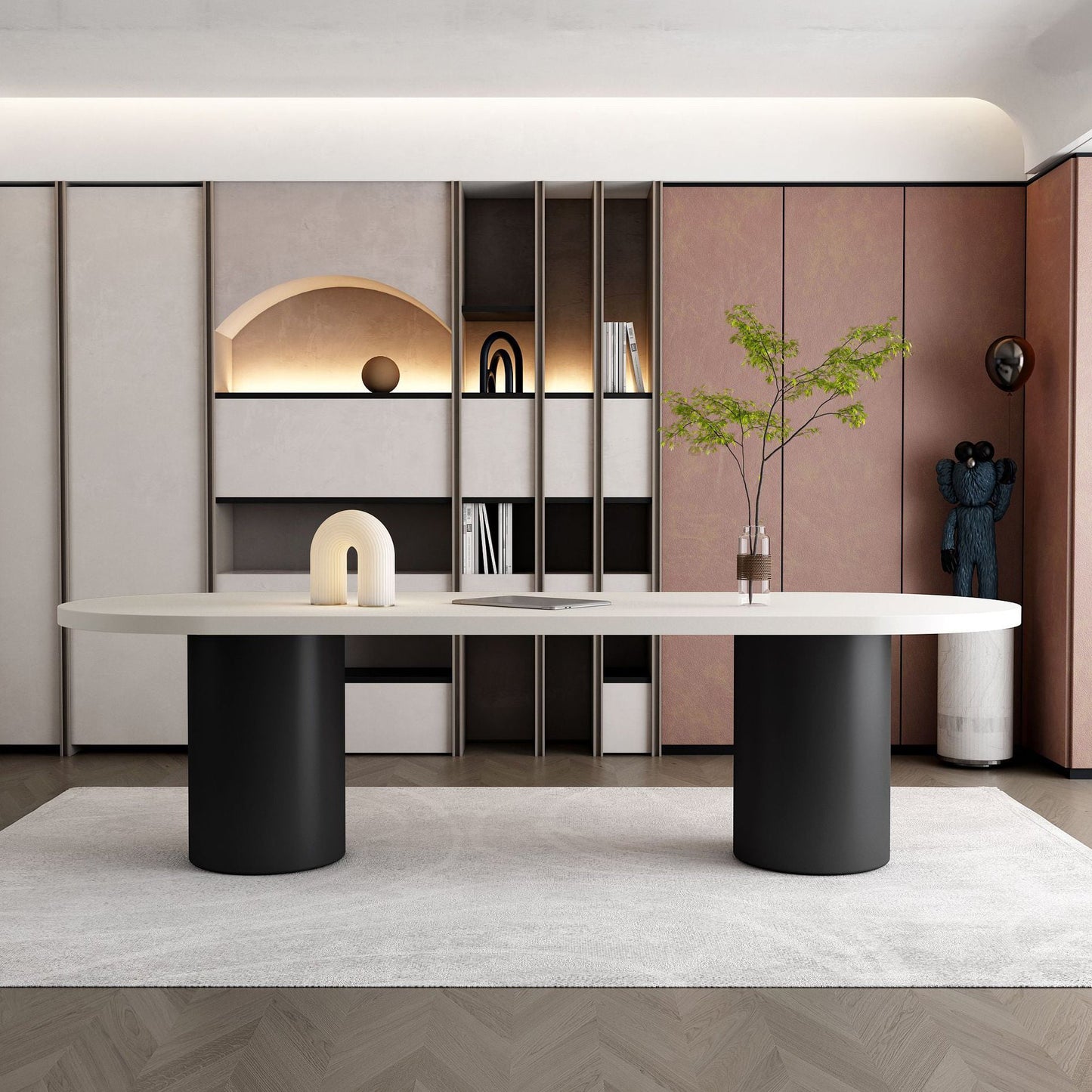 Solid Wood Office Desk Study Room and Office Contemporary Style Writing Desk Clearhalo 'furn' 'furn_office_desk' 'Furniture' 'furniture_office_desk' 'Office Desks' 'Office Furniture' 'office_desk' 4960640