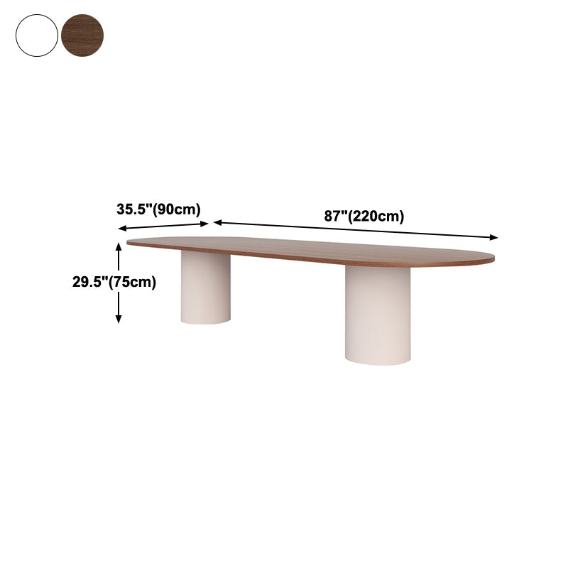 Solid Wood Office Desk Study Room and Office Contemporary Style Writing Desk Clearhalo 'furn' 'furn_office_desk' 'Furniture' 'furniture_office_desk' 'Office Desks' 'Office Furniture' 'office_desk' 4960651