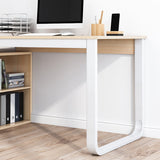 Corner Contemporary Writing Desk Manufactured Wood Desk with Drawer Clearhalo 'Furniture' 'furniture_office_desk' 'Office Desks' 'Office Furniture' 'office_desk' 4960698