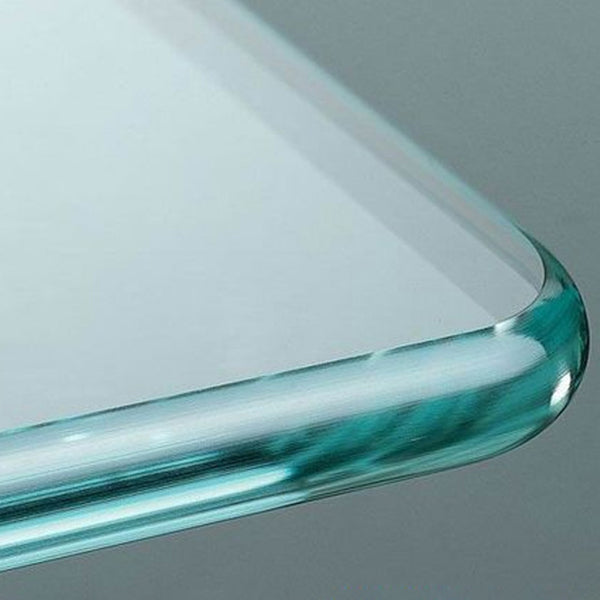 Modern Toughened Glass Computer Desk Rectangular Desk with Keyboard Tray Clearhalo 'furn' 'furn_office_desk' 'Furniture' 'furniture_office_desk' 'Office Desks' 'Office Furniture' 'office_desk' 4960778