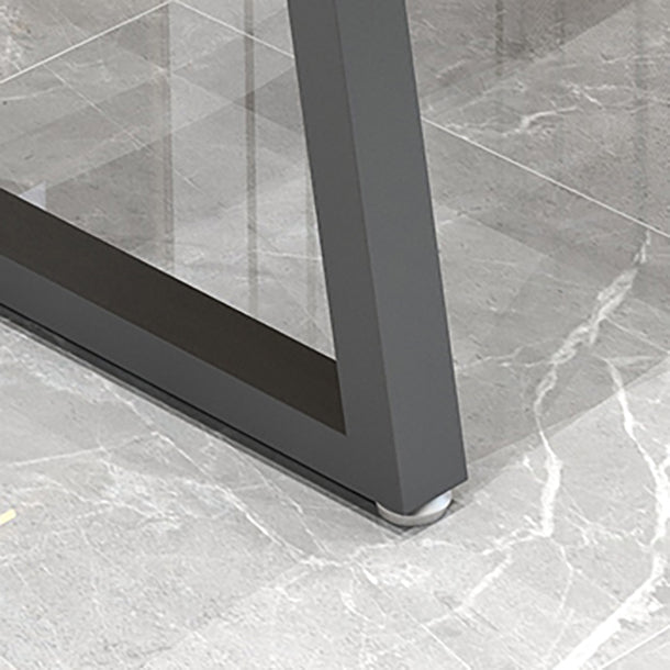 Contemporary Style Office Desk Solid Wood Brown Meeting Writing Desk Clearhalo 'furn' 'furn_office_desk' 'Furniture' 'furniture_office_desk' 'Office Desks' 'Office Furniture' 'office_desk' 4960807