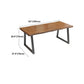 Contemporary Style Office Desk Solid Wood Brown Meeting Writing Desk Clearhalo 'furn' 'furn_office_desk' 'Furniture' 'furniture_office_desk' 'Office Desks' 'Office Furniture' 'office_desk' 4960819
