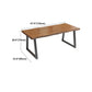 Contemporary Style Office Desk Solid Wood Brown Meeting Writing Desk Clearhalo 'furn' 'furn_office_desk' 'Furniture' 'furniture_office_desk' 'Office Desks' 'Office Furniture' 'office_desk' 4960821