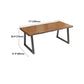 Contemporary Style Office Desk Solid Wood Brown Meeting Writing Desk Clearhalo 'furn' 'furn_office_desk' 'Furniture' 'furniture_office_desk' 'Office Desks' 'Office Furniture' 'office_desk' 4960823