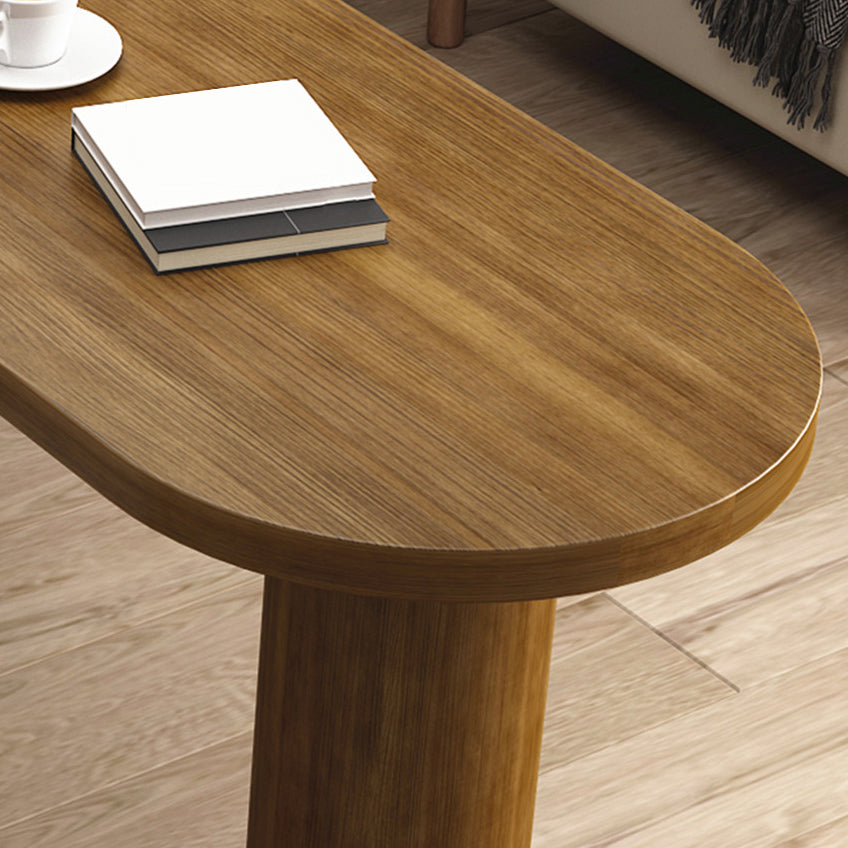Pine Wood Bar Dining Table Modern Bar Table with Double Pedestal for Dining Room Clearhalo 'Bar Furniture' 'Bar Tables' 'bar_tables' 'furn' 'furn_bar_tables' 'Furniture' 'furniture_bar_tables' 'Kitchen & Dining Furniture' 4960871