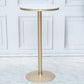Stone Bar Dining Table Glam Round /Square Bar Table with Pedestal for Dining Room Clearhalo 'Bar Furniture' 'Bar Tables' 'bar_tables' 'furn' 'furn_bar_tables' 'Furniture' 'furniture_bar_tables' 'Kitchen & Dining Furniture' 4960889