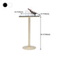 Stone Bar Dining Table Glam Round /Square Bar Table with Pedestal for Dining Room Clearhalo 'Bar Furniture' 'Bar Tables' 'bar_tables' 'furn' 'furn_bar_tables' 'Furniture' 'furniture_bar_tables' 'Kitchen & Dining Furniture' 4960901