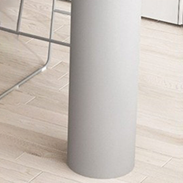 Stone Bar Dining Table Modern Bar Table with Double Pedestal for Kitchen Dining Room Clearhalo 'Bar Furniture' 'Bar Tables' 'bar_tables' 'furn' 'furn_bar_tables' 'Furniture' 'furniture_bar_tables' 'Kitchen & Dining Furniture' 4960917