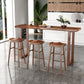 Wood Bar Dining Table Modern Bar Table with Sled Base for Milk Tea Shop Clearhalo 'Bar Furniture' 'Bar Tables' 'bar_tables' 'furn' 'furn_bar_tables' 'Furniture' 'furniture_bar_tables' 'Kitchen & Dining Furniture' 4960958