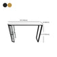 Modern Style Bar Table 42-inch Height Stone Top Bistro Table with Storage Shelf Clearhalo 'Bar Furniture' 'Bar Tables' 'bar_tables' 'furn' 'furn_bar_tables' 'Furniture' 'furniture_bar_tables' 'Kitchen & Dining Furniture' 4960985