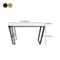 Modern Style Bar Table 42-inch Height Stone Top Bistro Table with Storage Shelf Clearhalo 'Bar Furniture' 'Bar Tables' 'bar_tables' 'furn' 'furn_bar_tables' 'Furniture' 'furniture_bar_tables' 'Kitchen & Dining Furniture' 4960986