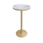 Stone Bar Dining Table Glam Round Bar Table with Pedestal for Dining Room Faux Marble Round Clearhalo 'Bar Furniture' 'Bar Tables' 'bar_tables' 'furn' 'furn_bar_tables' 'Furniture' 'furniture_bar_tables' 'Kitchen & Dining Furniture' 4961142