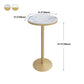 Stone Bar Dining Table Glam Round Bar Table with Pedestal for Dining Room Clearhalo 'Bar Furniture' 'Bar Tables' 'bar_tables' 'furn' 'furn_bar_tables' 'Furniture' 'furniture_bar_tables' 'Kitchen & Dining Furniture' 4961158