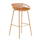 Modern Style Bar-stool Metal Counter Bar Stool with Metal Legs for Kitchen Ginger 1 Piece Counter Stool(26"H) Clearhalo 'Bar Furniture' 'Bar Stools' 'bar_stools' 'furn' 'furn_bar_stools' 'Furniture' 'furniture_bar_stools' 'Kitchen & Dining Furniture' 4961256