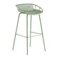 Modern Style Bar-stool Metal Counter Bar Stool with Metal Legs for Kitchen Green 1 Piece Bar Stool (28" H) Clearhalo 'Bar Furniture' 'Bar Stools' 'bar_stools' 'furn' 'furn_bar_stools' 'Furniture' 'furniture_bar_stools' 'Kitchen & Dining Furniture' 4961260