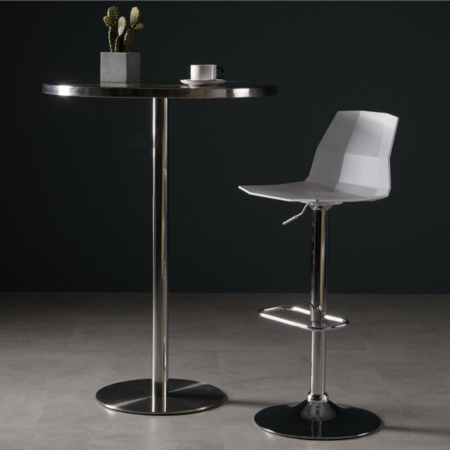Modern Liftable Bar-stool Plastic Counter Bar Stool with Metal Legs Clearhalo 'Bar Furniture' 'Bar Stools' 'bar_stools' 'furn' 'furn_bar_stools' 'Furniture' 'furniture_bar_stools' 'Kitchen & Dining Furniture' 4961294