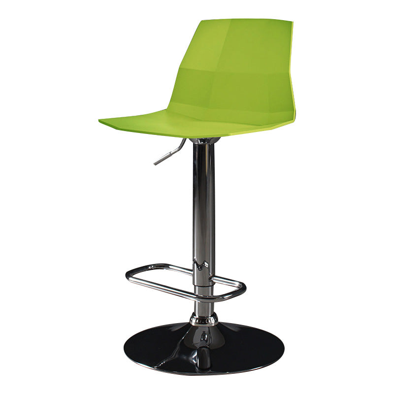 Modern Liftable Bar-stool Plastic Counter Bar Stool with Metal Legs Clearhalo 'Bar Furniture' 'Bar Stools' 'bar_stools' 'furn' 'furn_bar_stools' 'Furniture' 'furniture_bar_stools' 'Kitchen & Dining Furniture' 4961297