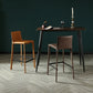 Modern Style Bar-stool Leather Counter Bar Stool with Metal Legs for Kitchen Clearhalo 'Bar Furniture' 'Bar Stools' 'bar_stools' 'furn' 'furn_bar_stools' 'Furniture' 'furniture_bar_stools' 'Kitchen & Dining Furniture' 4961310