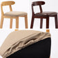 Scandinavian Milk Tea Shop Rubberwood Stool Matte Finish Upholstered Bar Stools Clearhalo 'Bar Furniture' 'Bar Stools' 'bar_stools' 'furn' 'furn_bar_stools' 'Furniture' 'furniture_bar_stools' 'Kitchen & Dining Furniture' 4961415