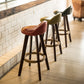 Modern Rubberwood Indoor Stool Matte Finish Upholstered Bar Stools Clearhalo 'Bar Furniture' 'Bar Stools' 'bar_stools' 'furn' 'furn_bar_stools' 'Furniture' 'furniture_bar_stools' 'Kitchen & Dining Furniture' 4961456