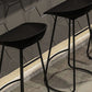 Industrial Armless Backrest Counter Stool Iron Cafe Bar Stool with Acrylic Seat and Pedal Clearhalo 'Bar Furniture' 'Bar Stools' 'bar_stools' 'furn' 'furn_bar_stools' 'Furniture' 'furniture_bar_stools' 'Kitchen & Dining Furniture' 4961716