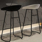 Industrial Armless Backrest Counter Stool Iron Cafe Bar Stool with Acrylic Seat and Pedal Clearhalo 'Bar Furniture' 'Bar Stools' 'bar_stools' 'furn' 'furn_bar_stools' 'Furniture' 'furniture_bar_stools' 'Kitchen & Dining Furniture' 4961718