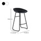 Industrial Armless Backrest Counter Stool Iron Cafe Bar Stool with Acrylic Seat and Pedal Clearhalo 'Bar Furniture' 'Bar Stools' 'bar_stools' 'furn' 'furn_bar_stools' 'Furniture' 'furniture_bar_stools' 'Kitchen & Dining Furniture' 4961722