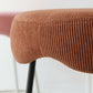 Modern Armless Backless Counter Stool Iron Cafe Bar Stool with Flannel Cushion and Pedal Clearhalo 'Bar Furniture' 'Bar Stools' 'bar_stools' 'furn' 'furn_bar_stools' 'Furniture' 'furniture_bar_stools' 'Kitchen & Dining Furniture' 4961804